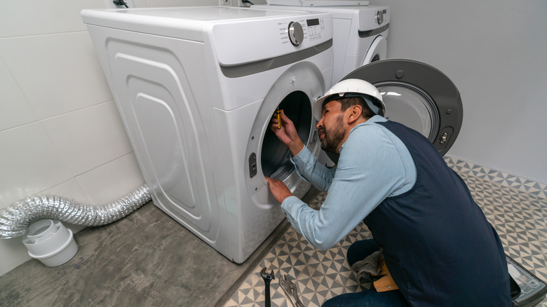 Newton washer- dryer installation